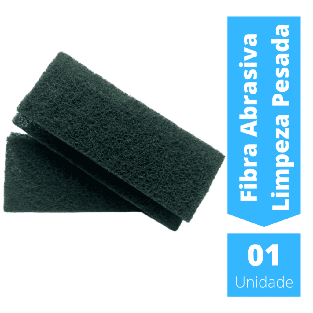 Fibra abrasiva limpeza pesada