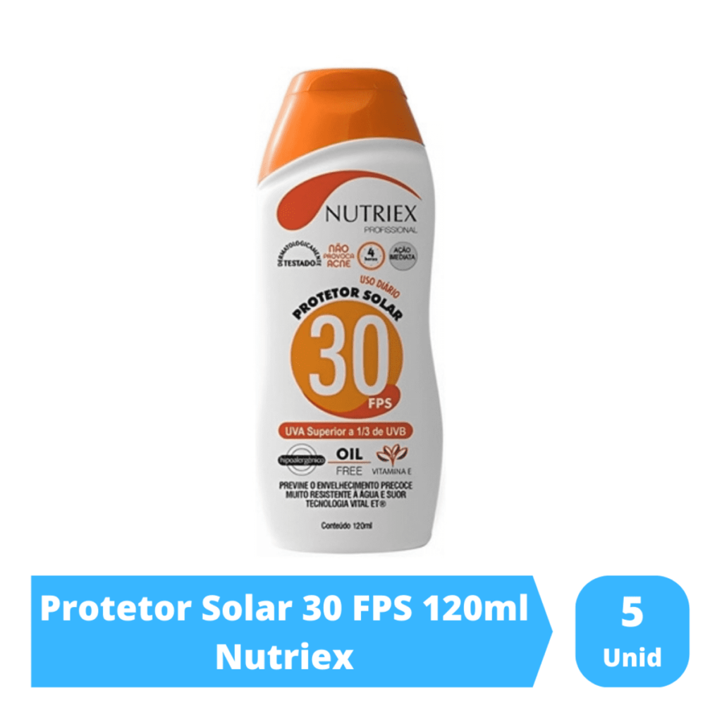 Protetor Solar Profssional 30 FPS 120ml Nutriex